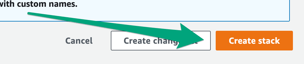 AWS Create Stack Button
